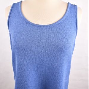 St John Knit Womens Sz P Tank Top Shell Scoop Neck